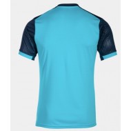 MONTREAL SHORT SLEEVE T-SHIRT FLUOR TURQUOISE-NAVY